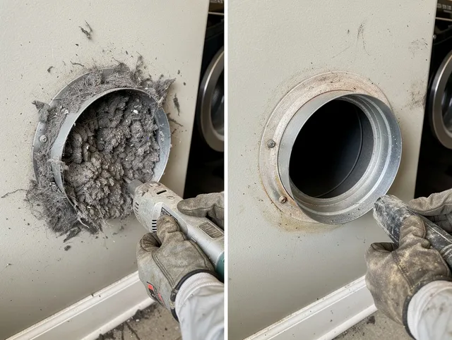 Professional clogged vent cleaning by University Heights Dryer Vent Cleaning in University Heights